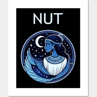 Nut the Egyptian Goddess of Night and the Sky Ancient Egypt Posters and Art